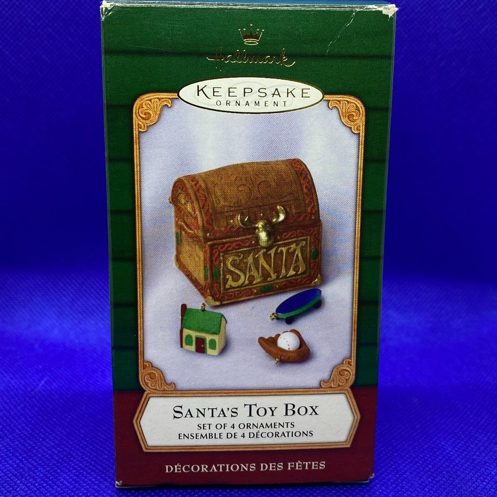 Hallmark Keepsake Ornament "Santa's Toy Box" 2001